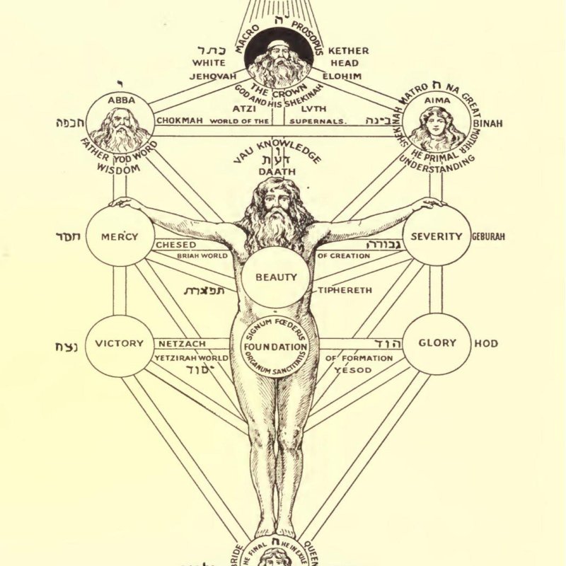 Каббалистическое древо сефирот