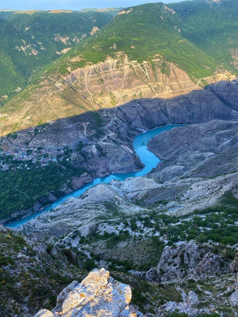 Сулакский каньон зимой