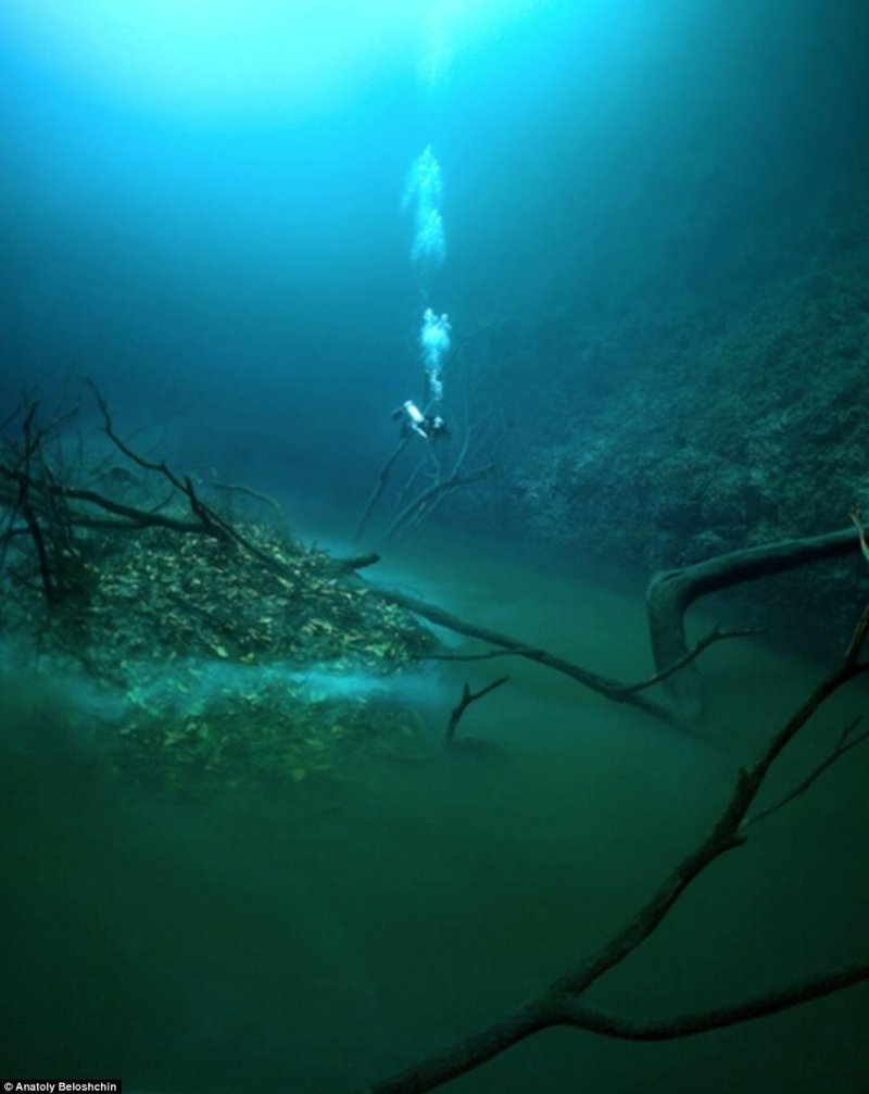 Черное море под водой