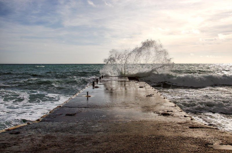 Волнорезы на черном море