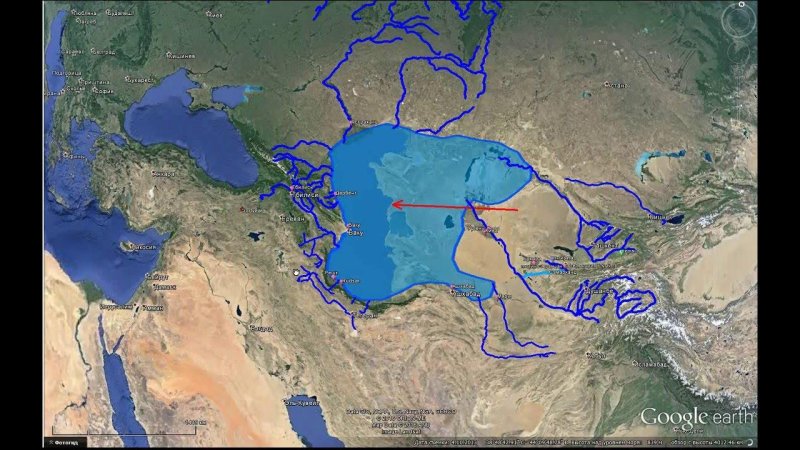 Черное каспийское аральское море