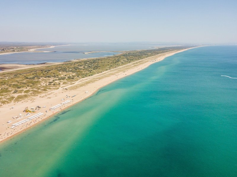 Коса в азовском море