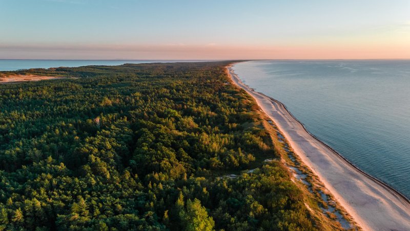 Балтийское море куршская коса