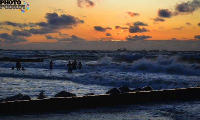 Зеленоградск море