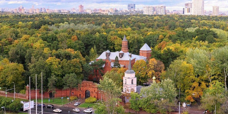 Покровское стрешнево парк зимой