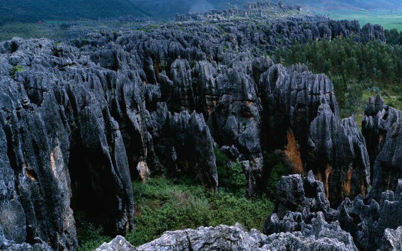 Острые скалы