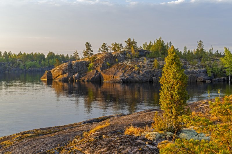 Ладожские шхеры скалы