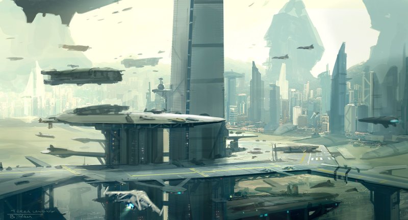 Star citizen города тэрра concept art