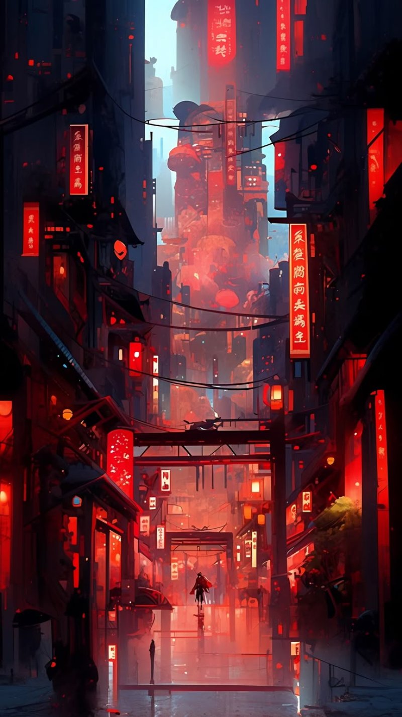 Cyberpunk city