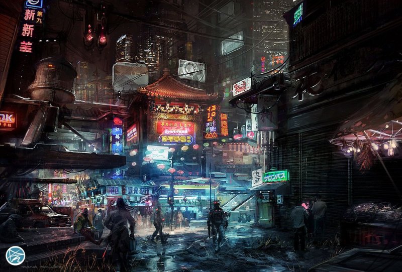 Sci fi cyberpunk