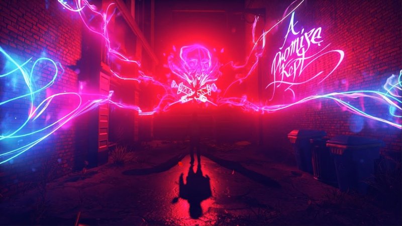 Infamous second son неон