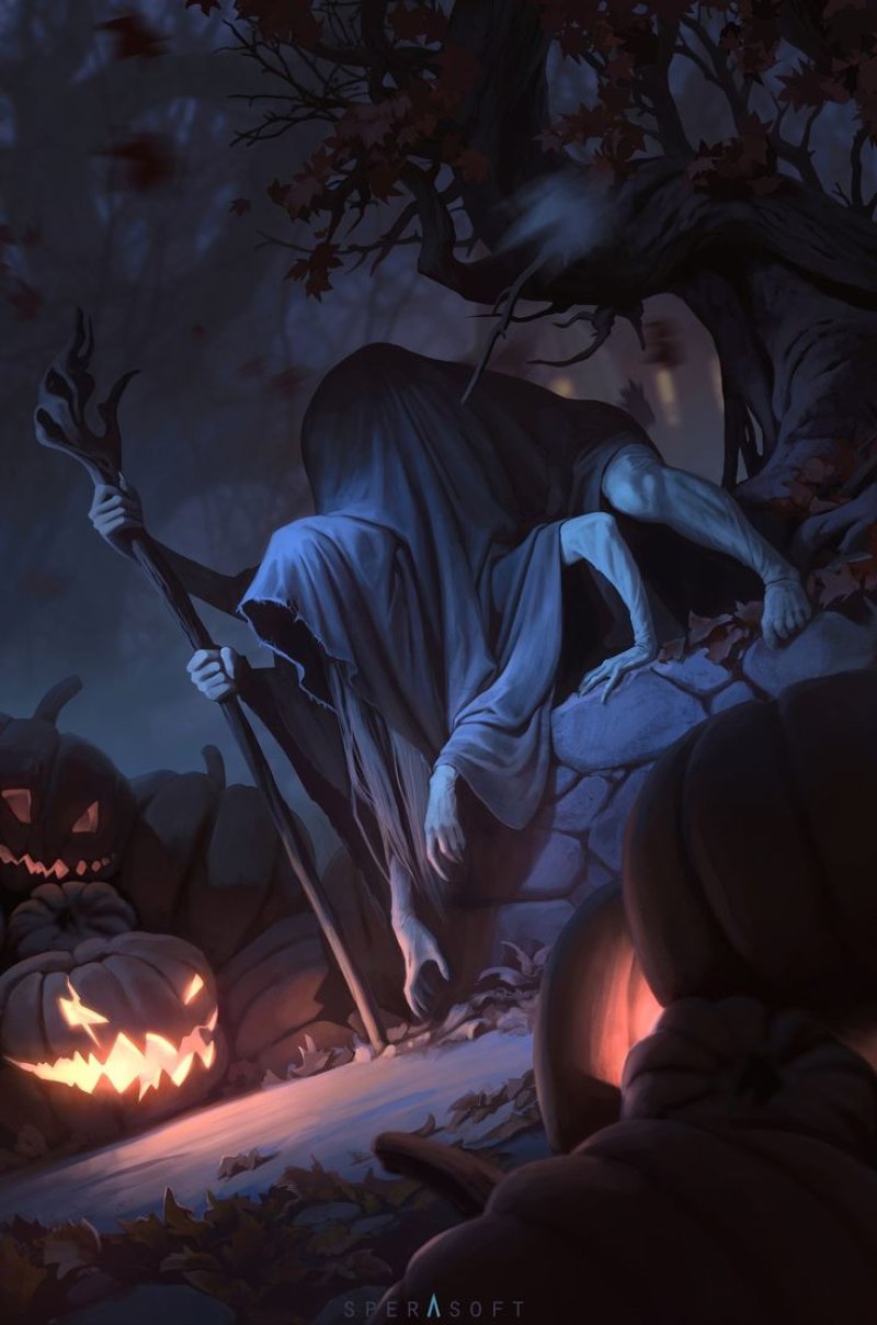 Grim reaper halloween