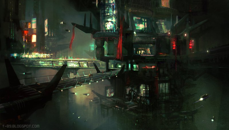 Cyberpunk city