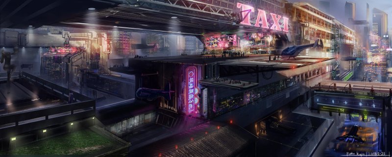 Найт сити cyberpunk переулок