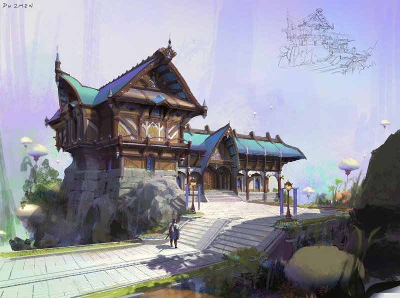 Building concept art