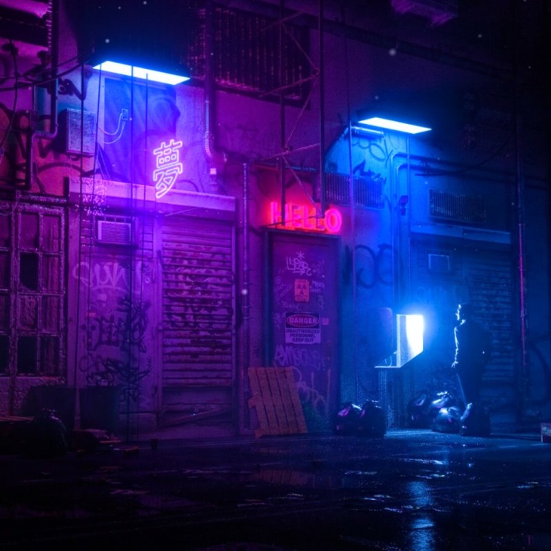 Найт сити cyberpunk переулок