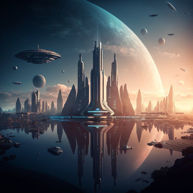 Sci fi city