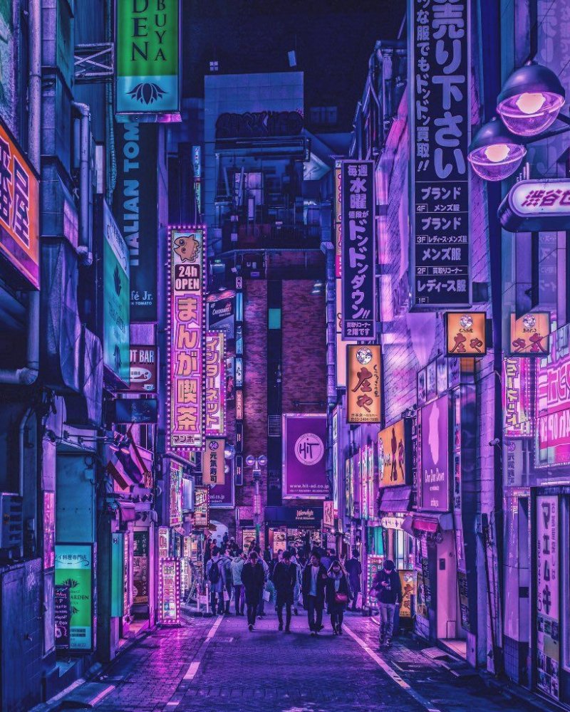 Cyberpunk токио anime