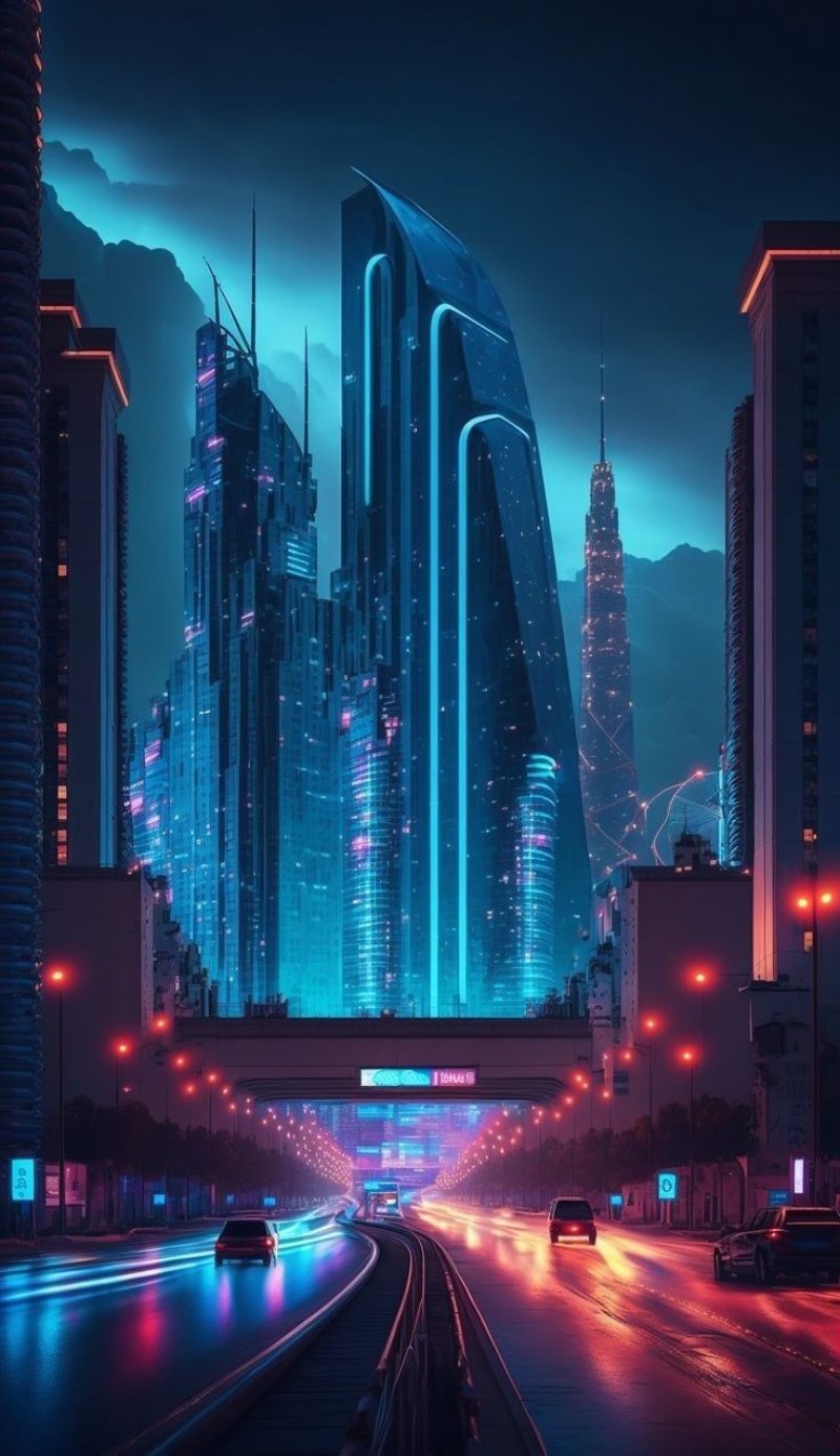 Sci fi city