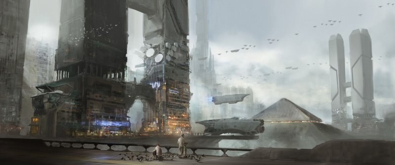 Sci fi concept art