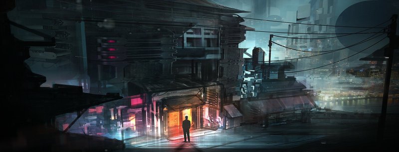 Cyberpunk city