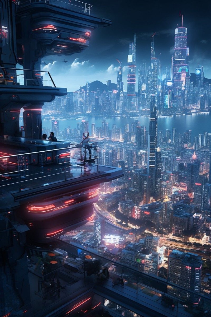 Cyberpunk city