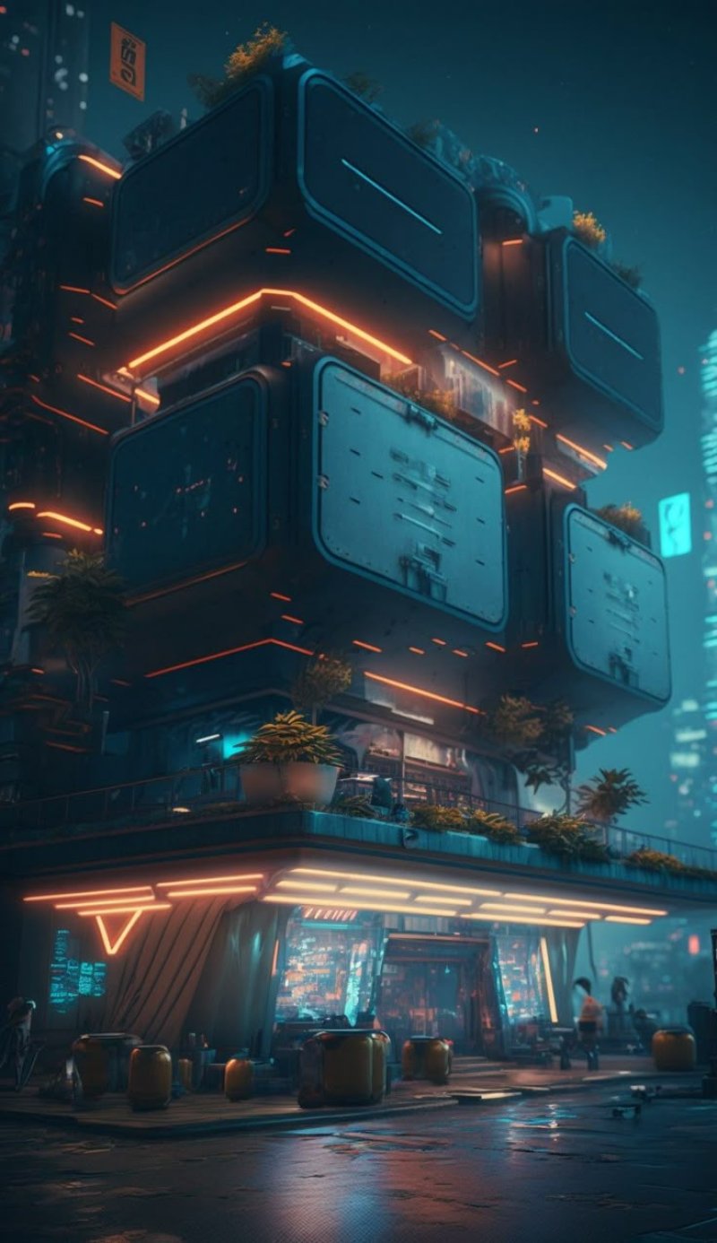 Cyberpunk city