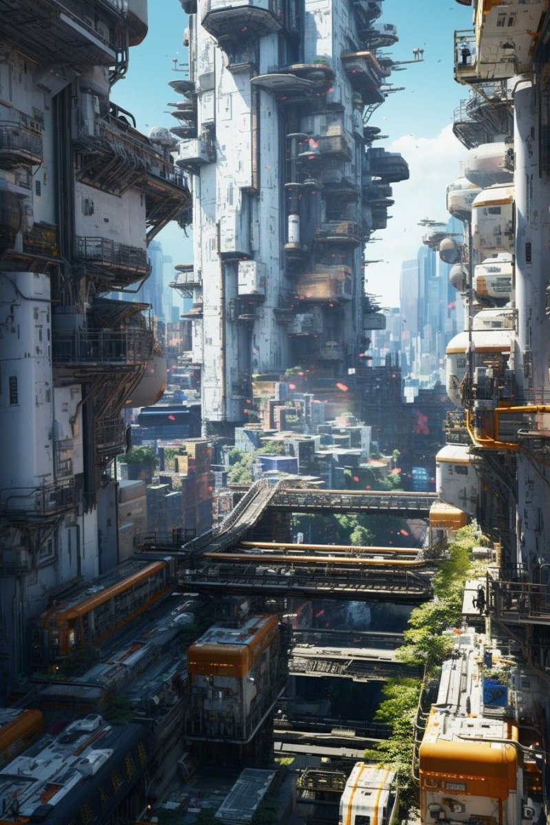 Sci fi city