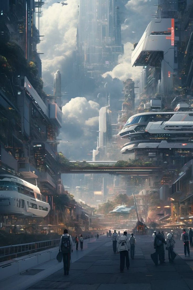 Sci fi city