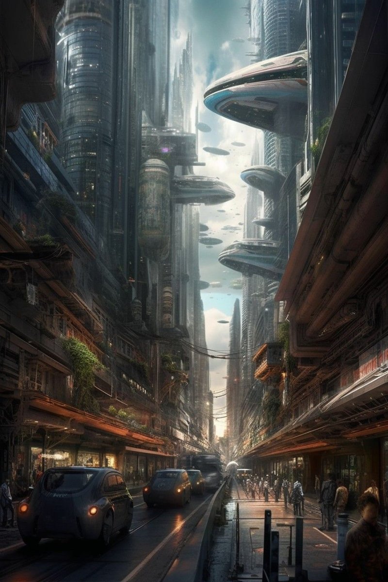 Sci fi city