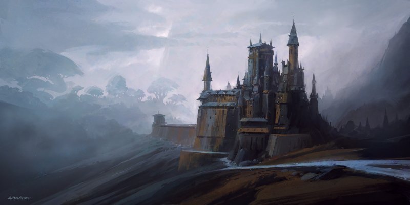 Замок fantasy castle