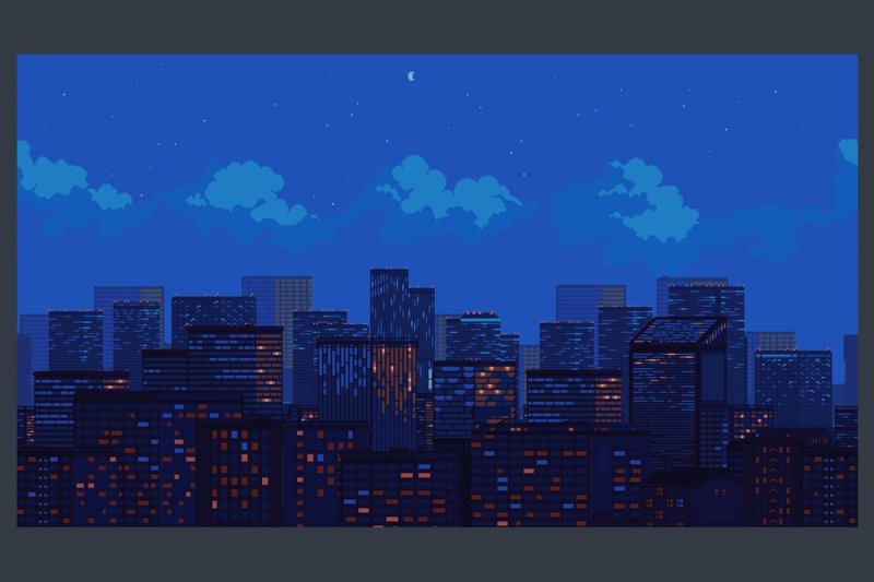 City pixel art