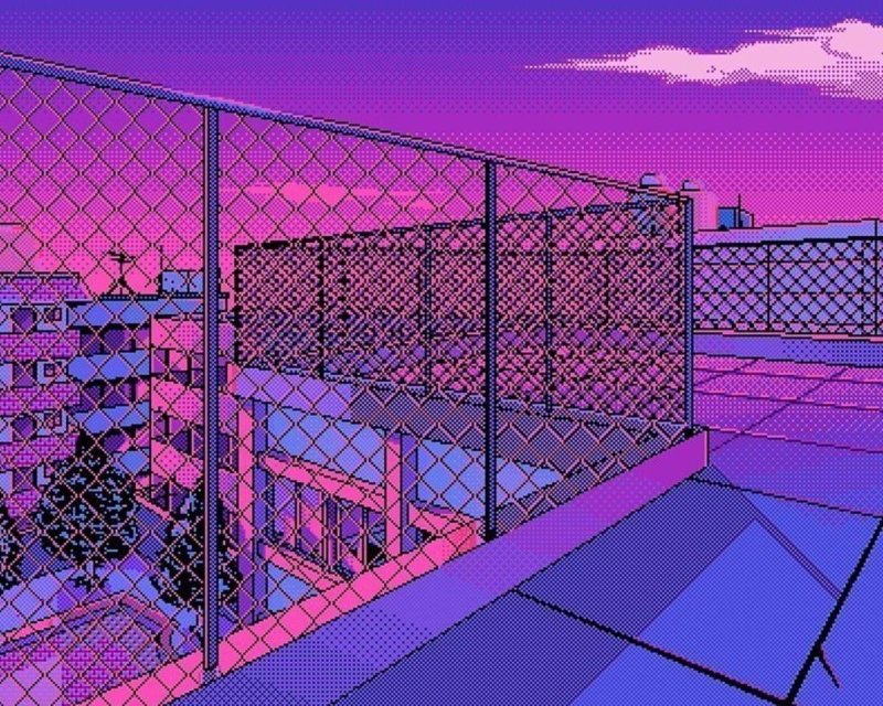 Vaporwave аниме эстетика