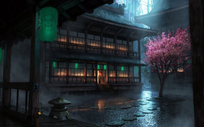 Anime scenery