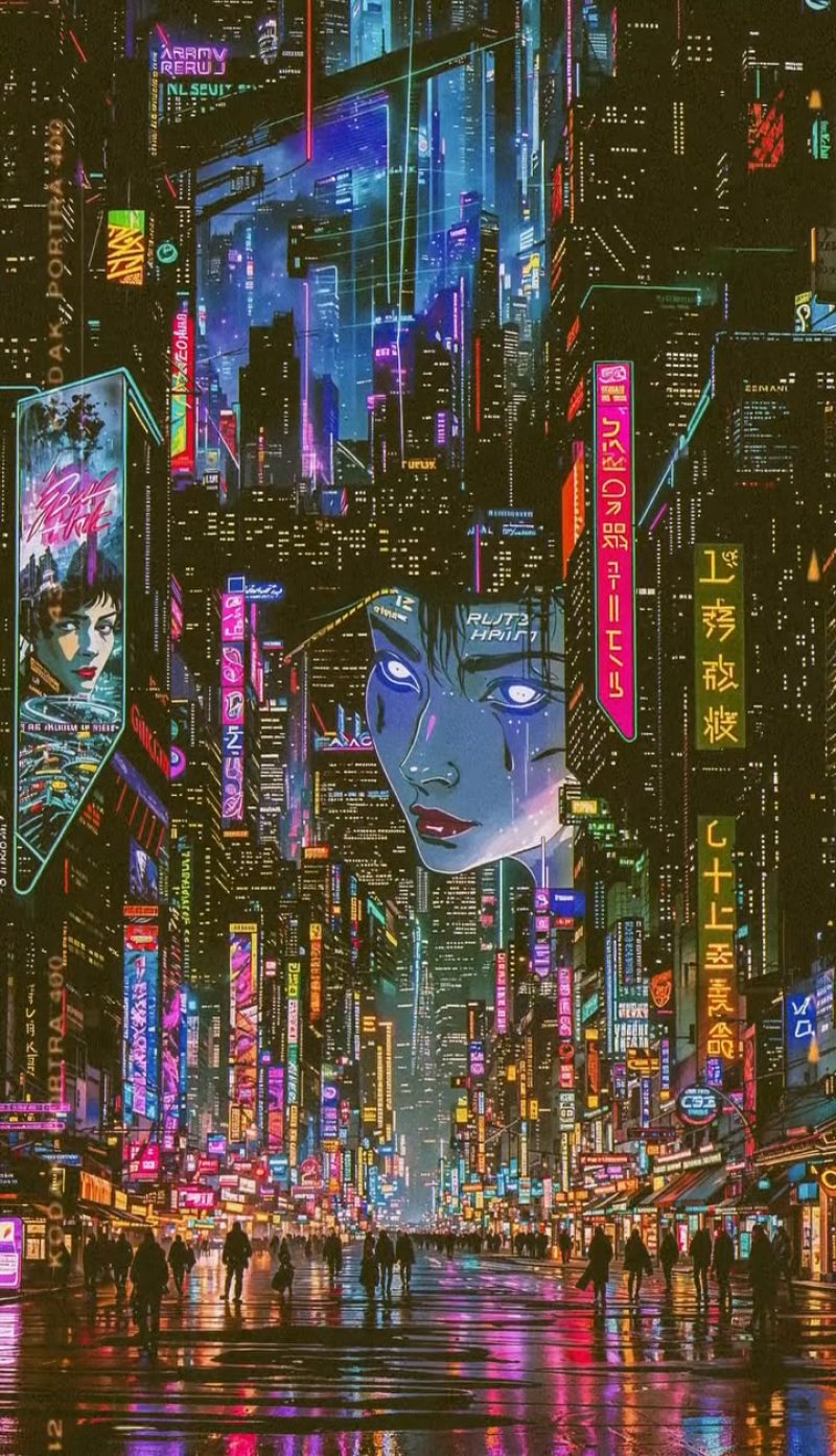 Cyberpunk city