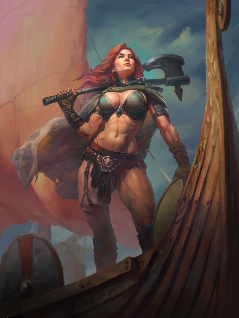 Рыжая соня red sonja