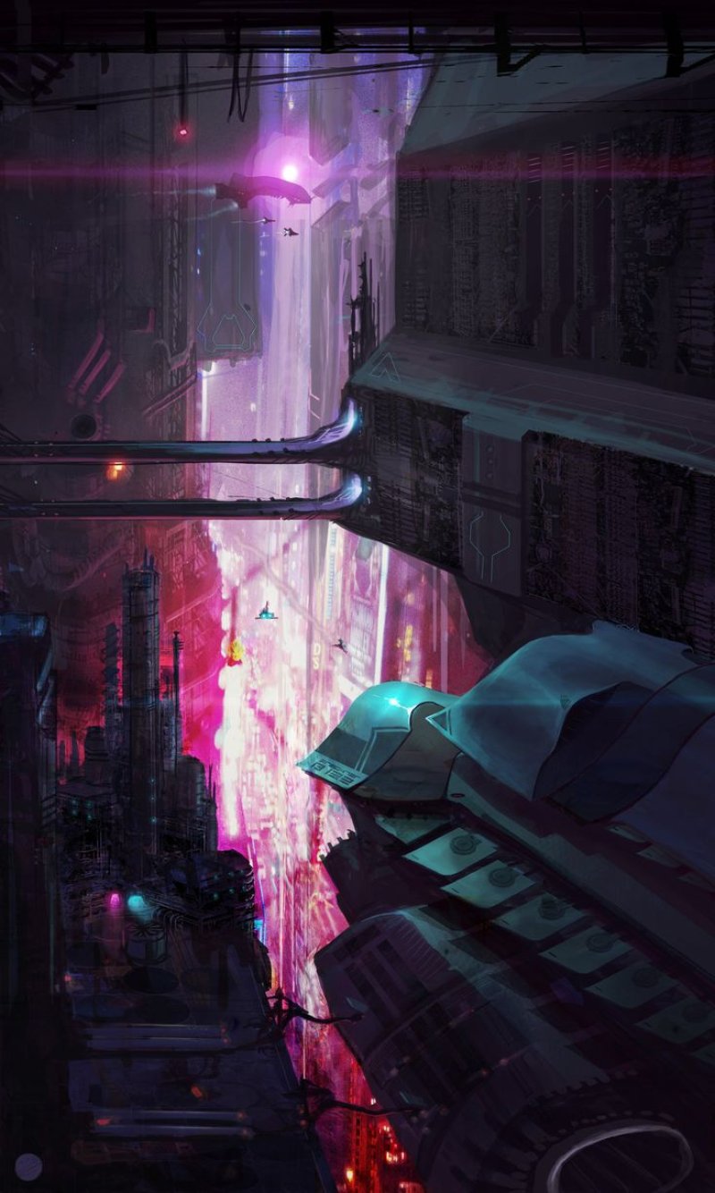 Cyberpunk sci fi церковь