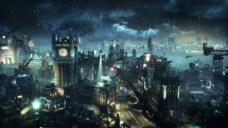 Batman arkham knight город