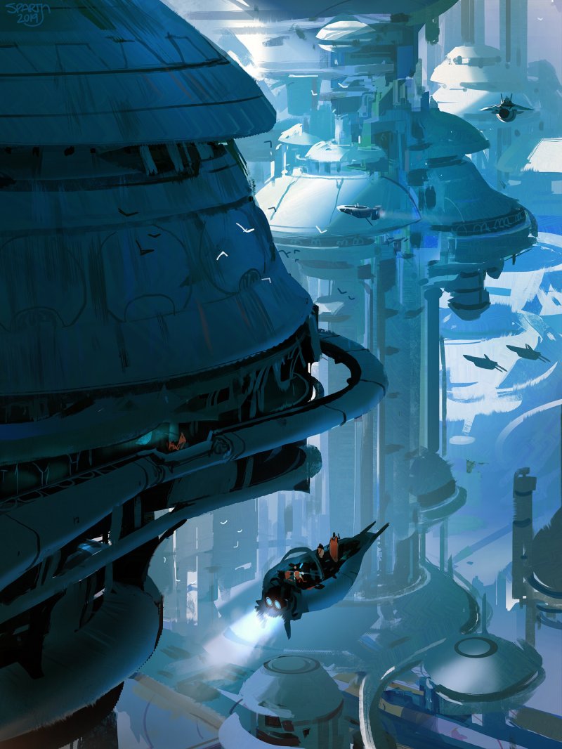 Sparth sci fi art