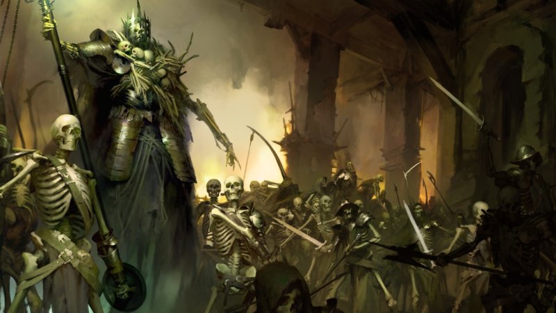 Коврик для мыши blizzard diablo iv skeleton king l