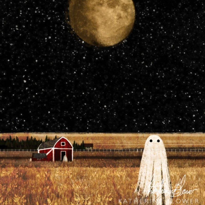 Lonely ghost art