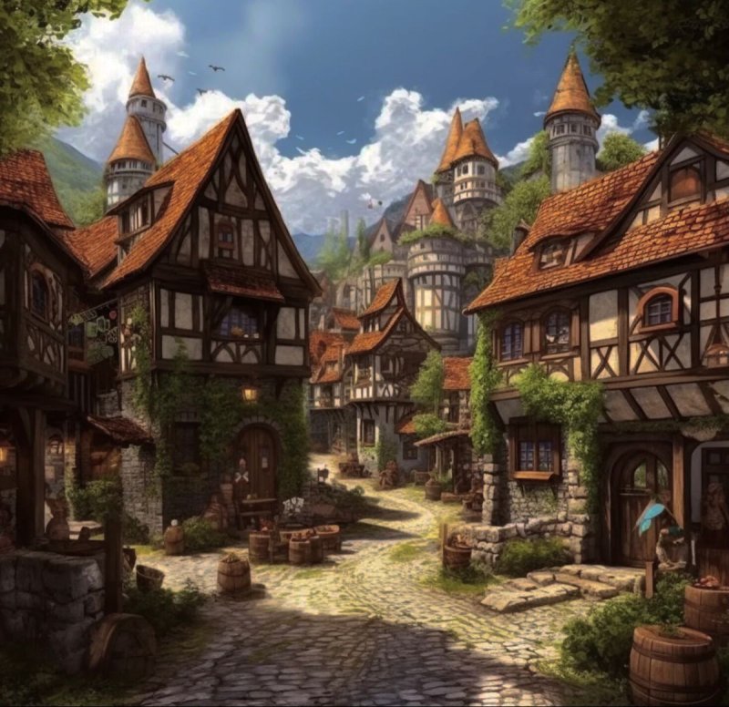 Medieval village