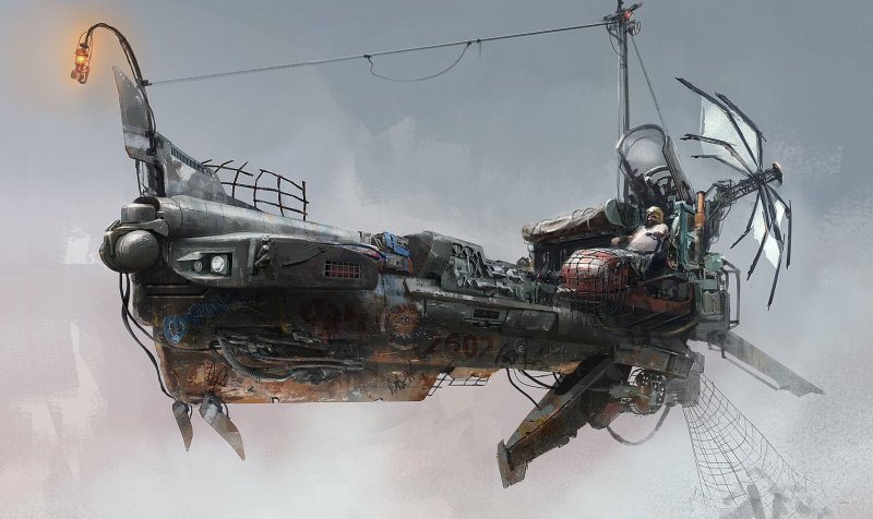 Стимпанк воздушный корабль ian mcque