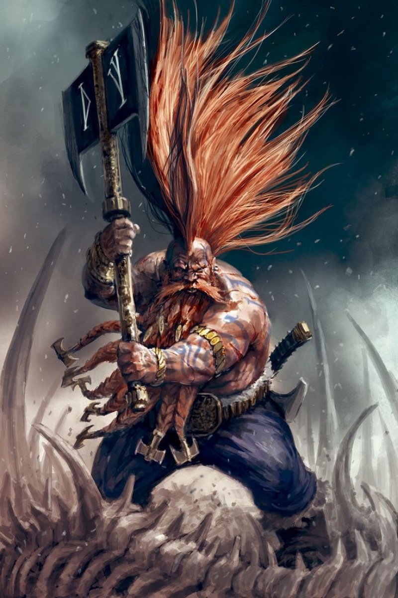 Dwarf slayer warhammer