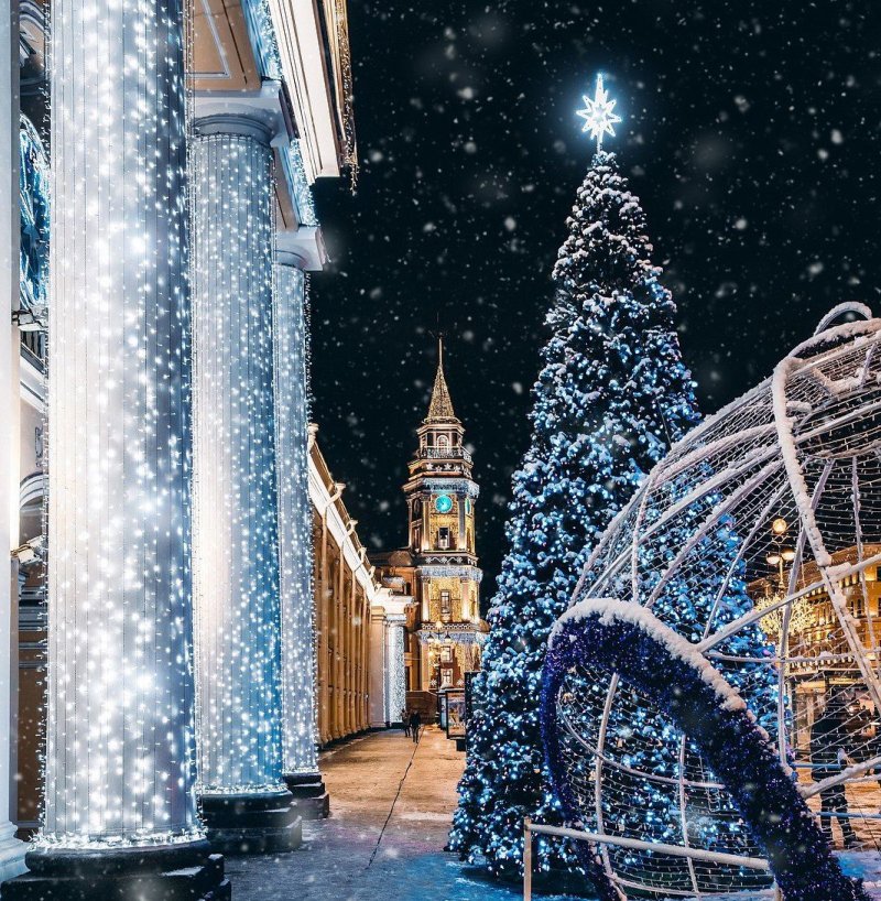 Новогодний санкт петербург