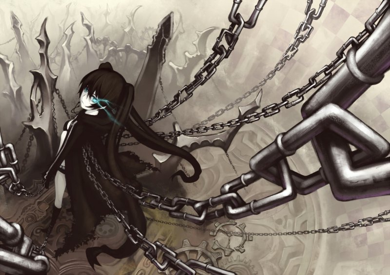 Black rock shooter аниме