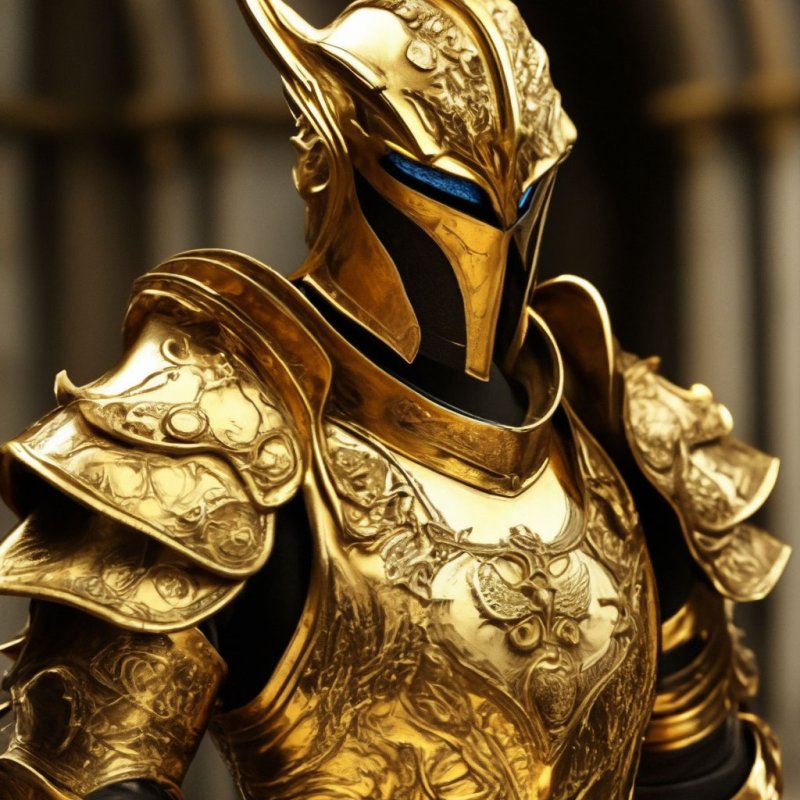 Golden armor