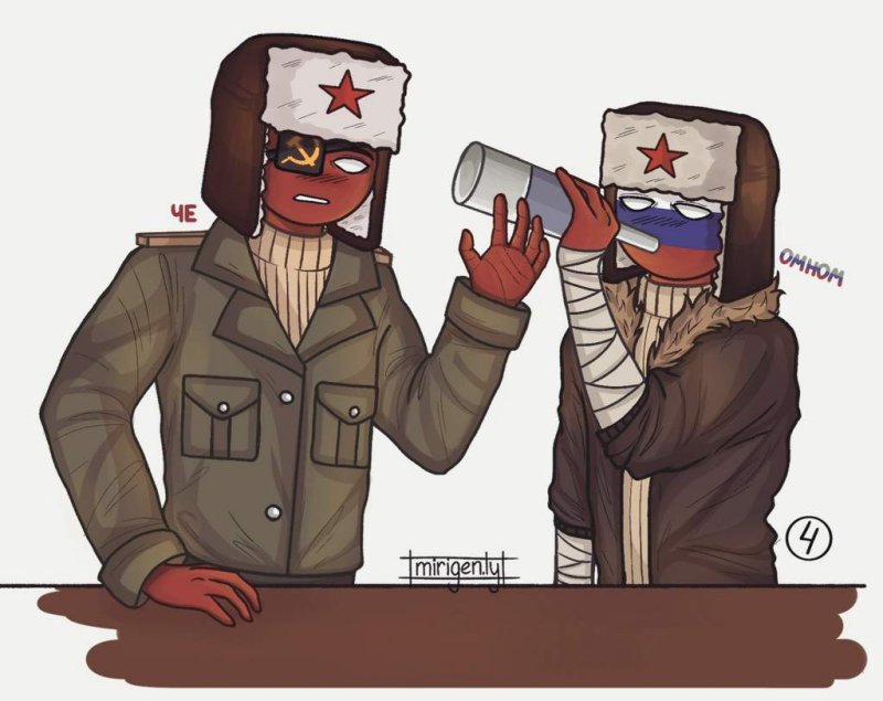 Россия и ссср countryhumans