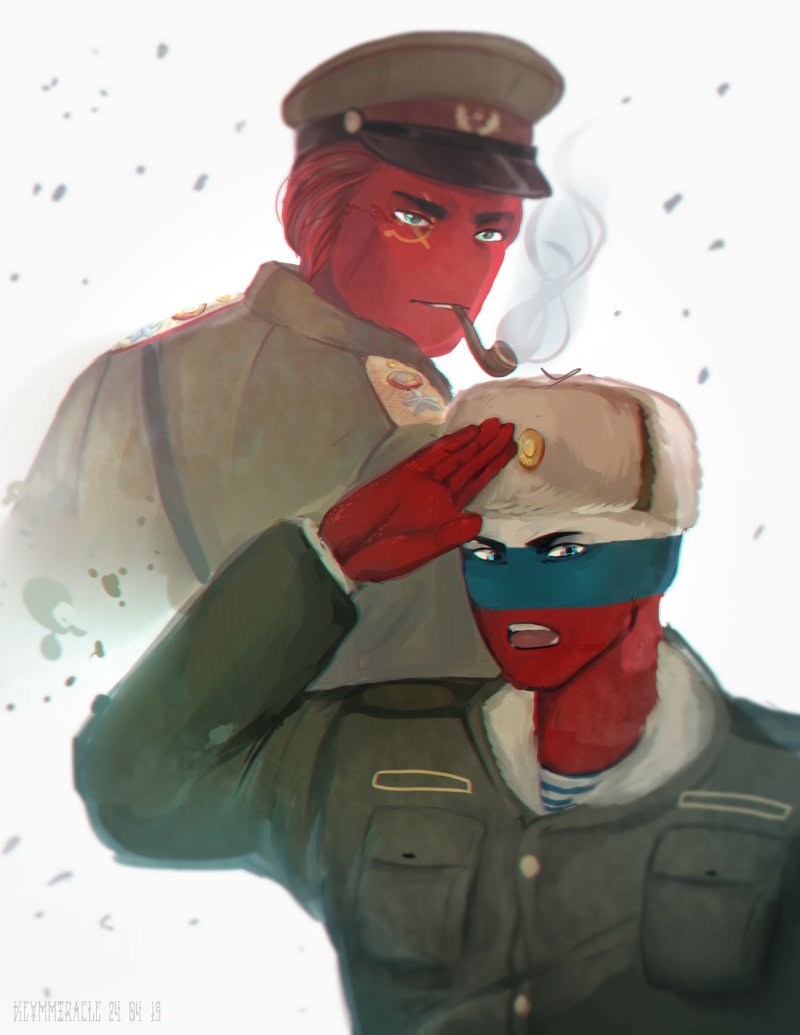 Россия и ссср countryhumans