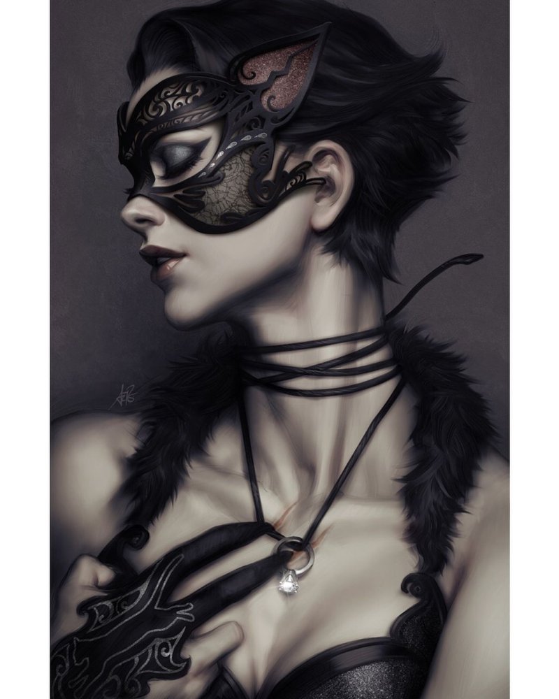 Маск catwoman